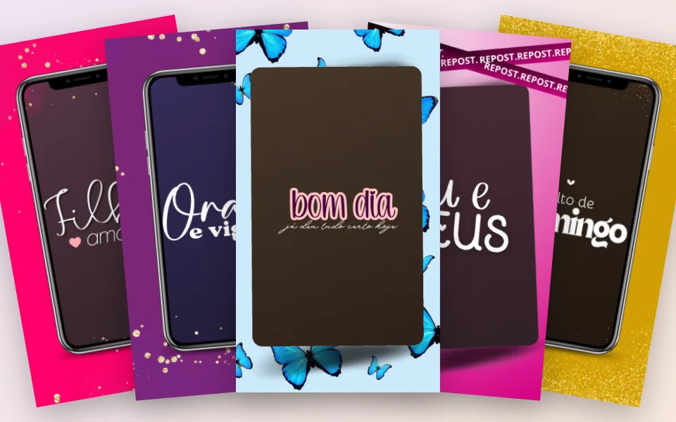 Molduras do bônus 2 aplicadas em Stories